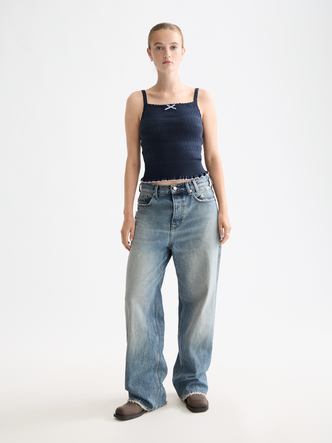 Pointelle knitted tank - Scotch & Soda AU