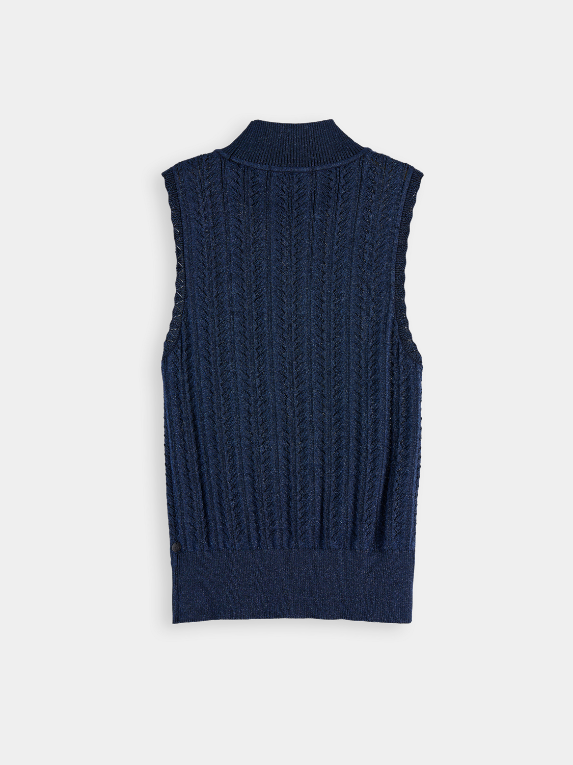 Metallic pointelle tank - Scotch & Soda AU
