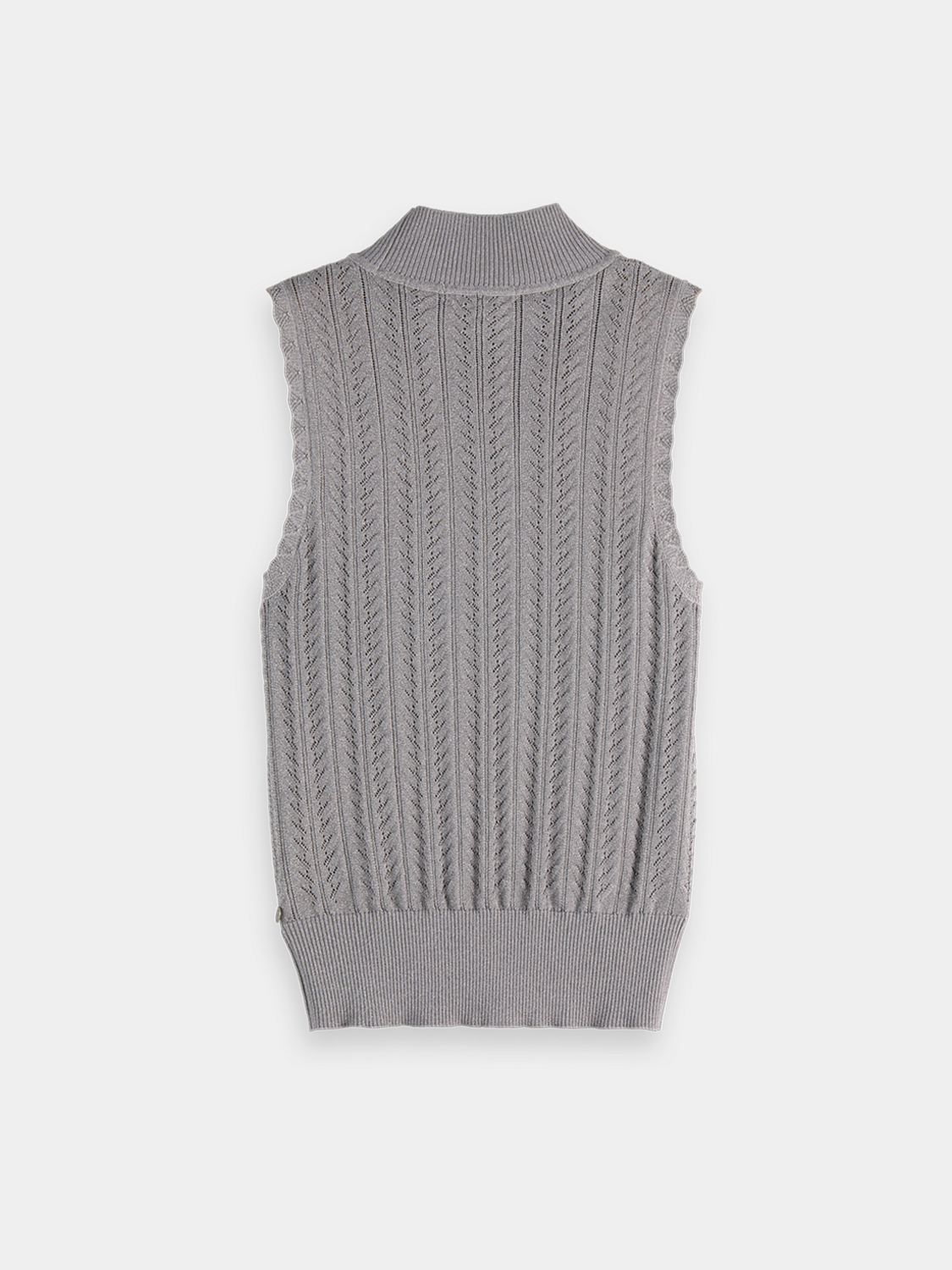 Metallic pointelle tank - Scotch & Soda AU