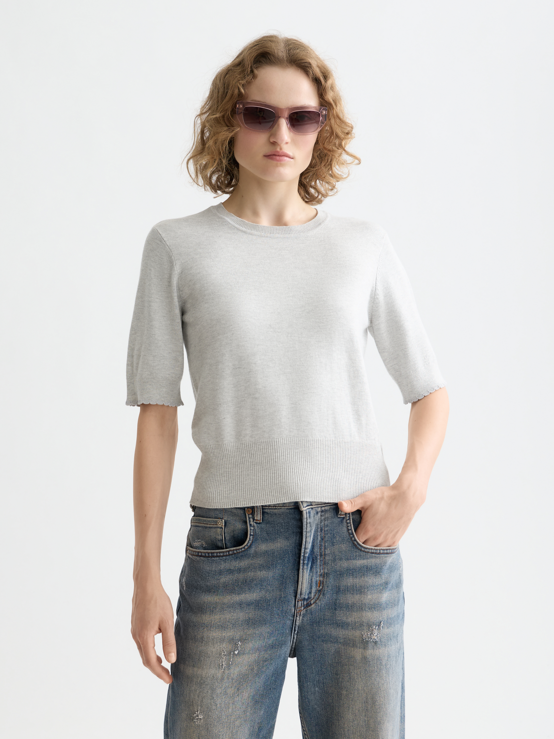 Short sleeved pullover top - Scotch & Soda AU