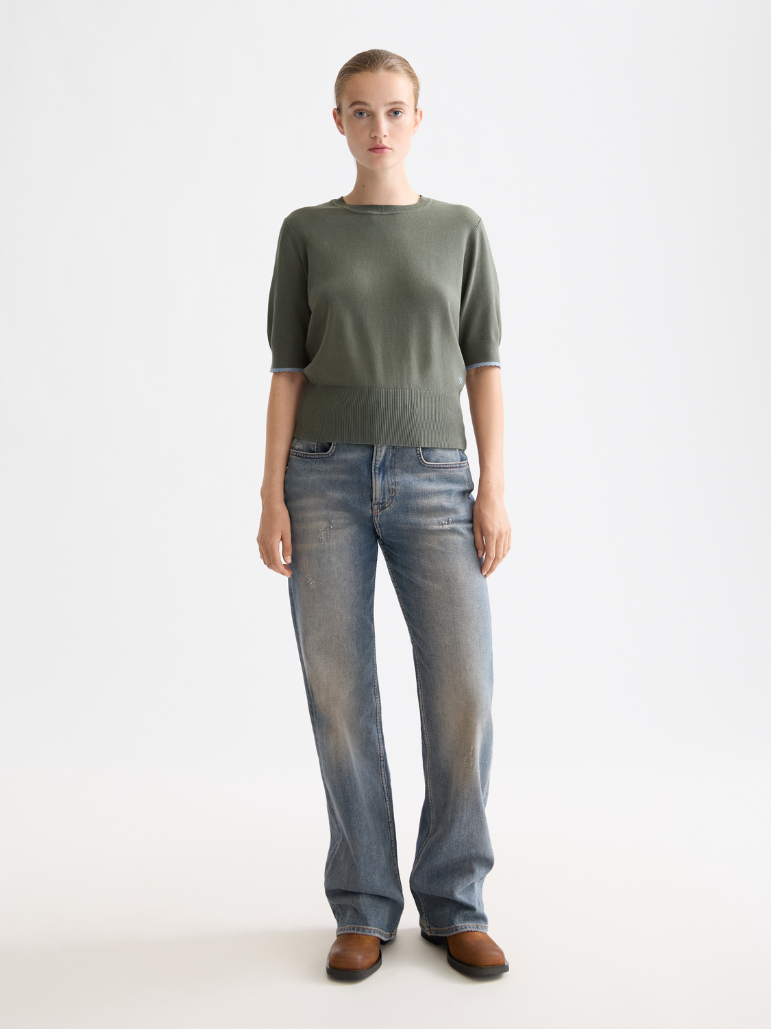 Short sleeved pullover top - Scotch & Soda AU