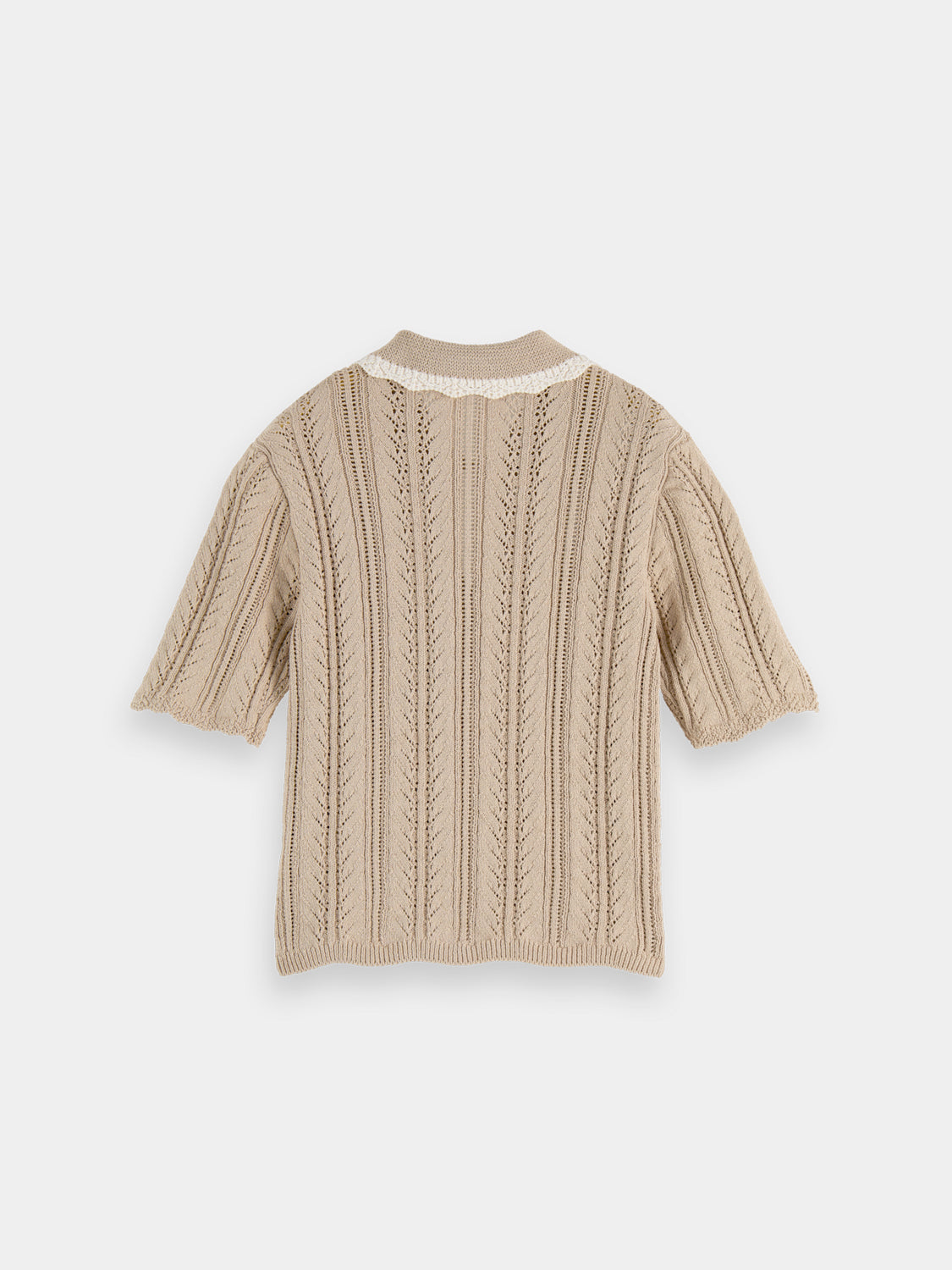 Pointelle collared polo - Scotch & Soda AU