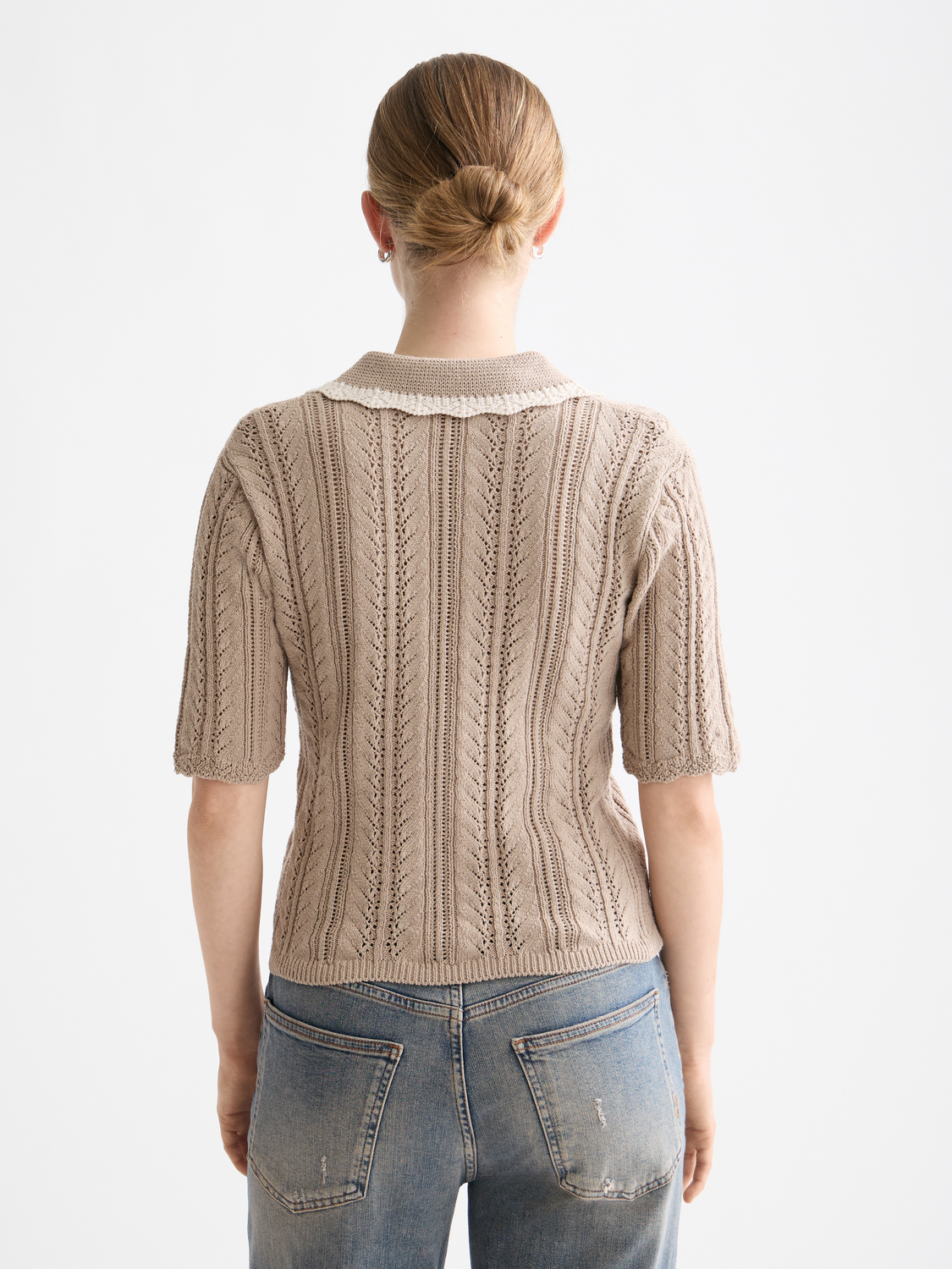 Pointelle collared polo - Scotch & Soda AU