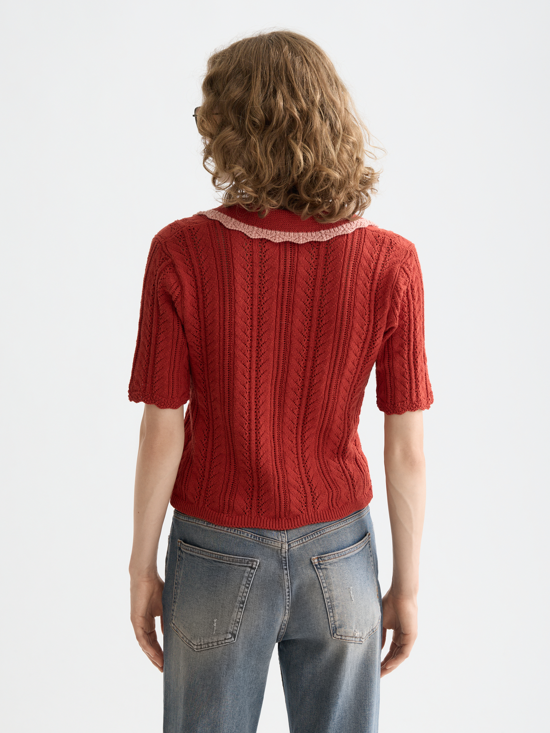 Pointelle collared polo - Scotch & Soda AU