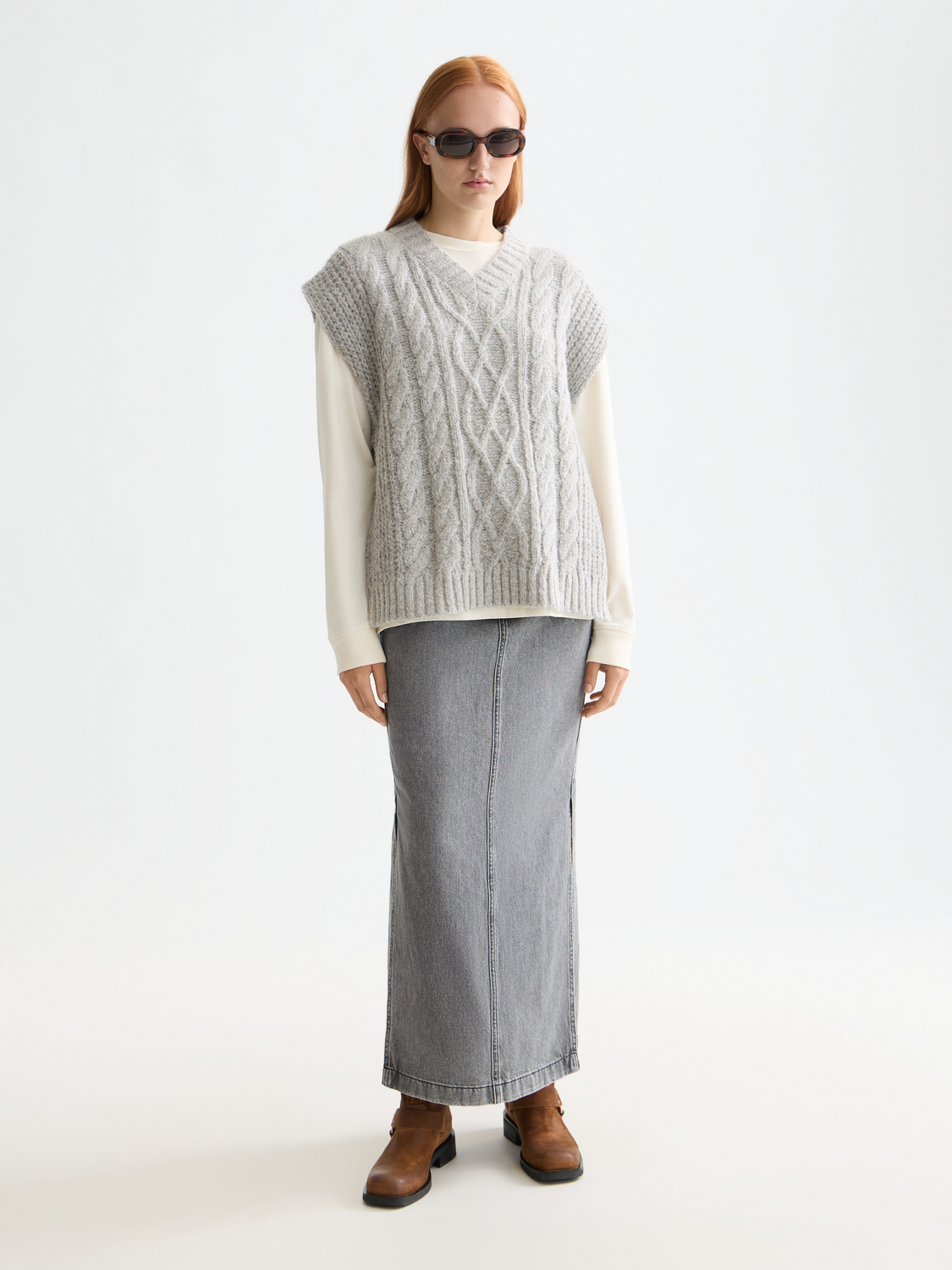 Cable stitch spencer - Scotch & Soda AU