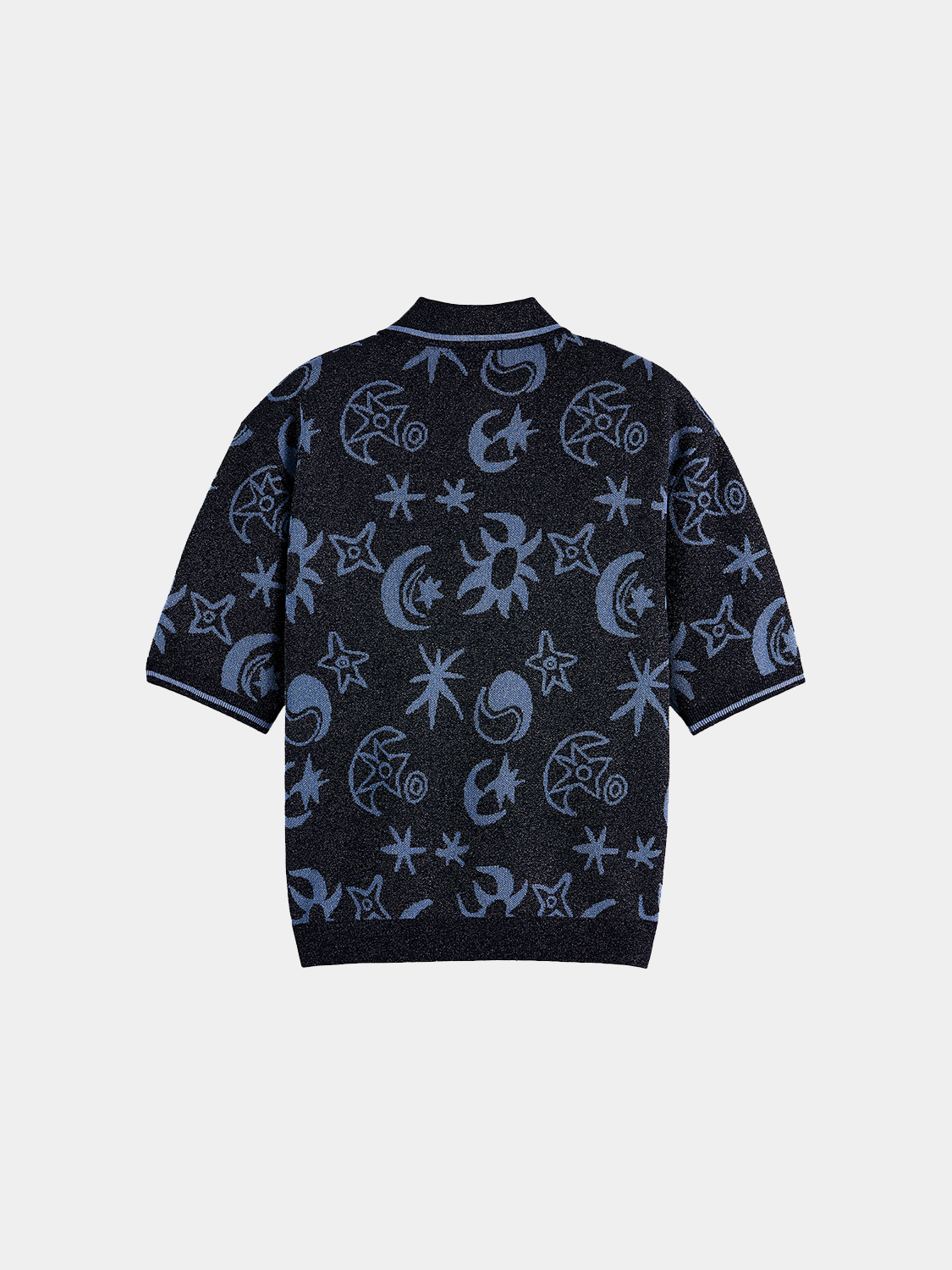 Jacquard short sleeve pullover - Scotch & Soda AU