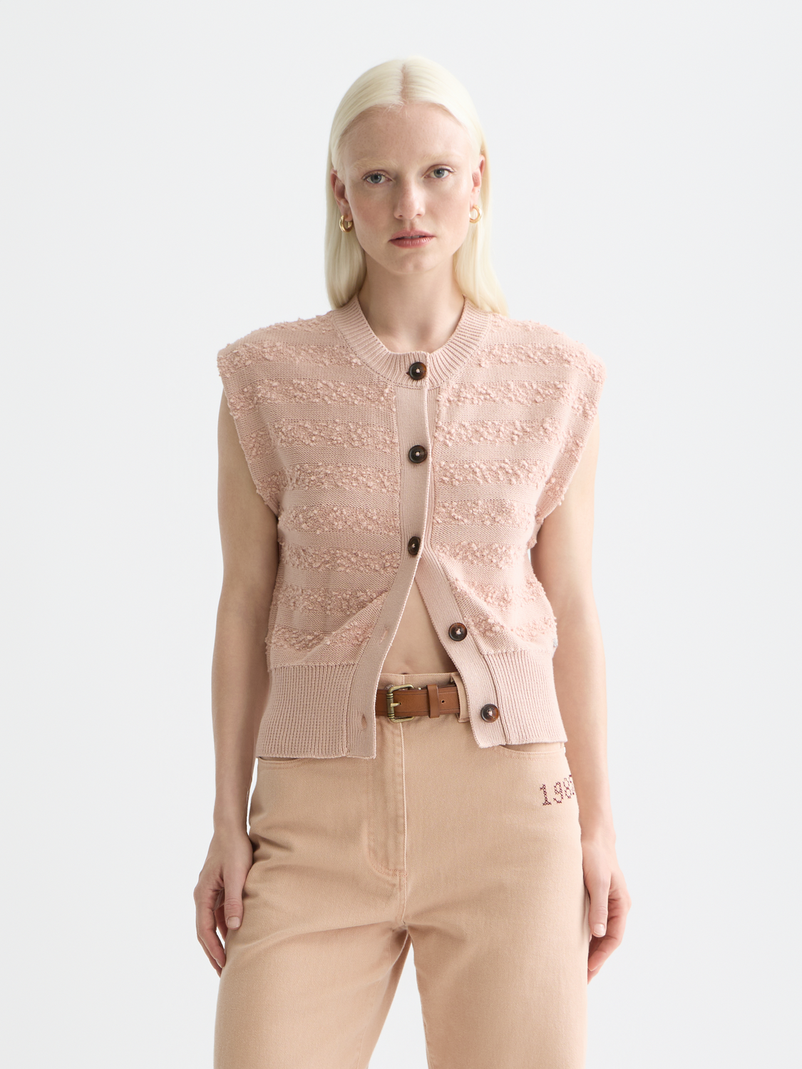 Boucle stripe spencer - Scotch & Soda AU