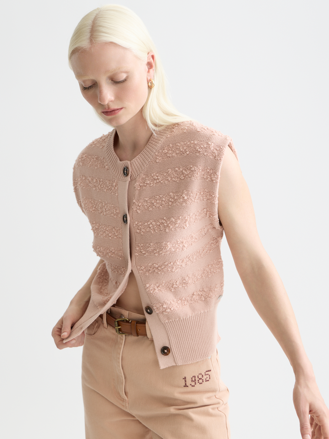 Boucle stripe spencer - Scotch & Soda AU