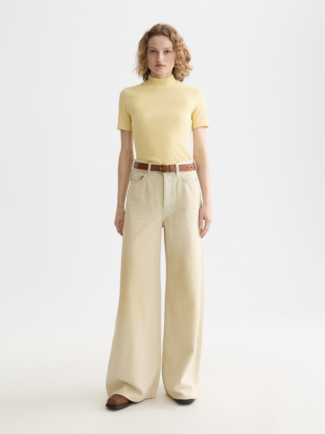Mock neck rib top - Scotch & Soda AU