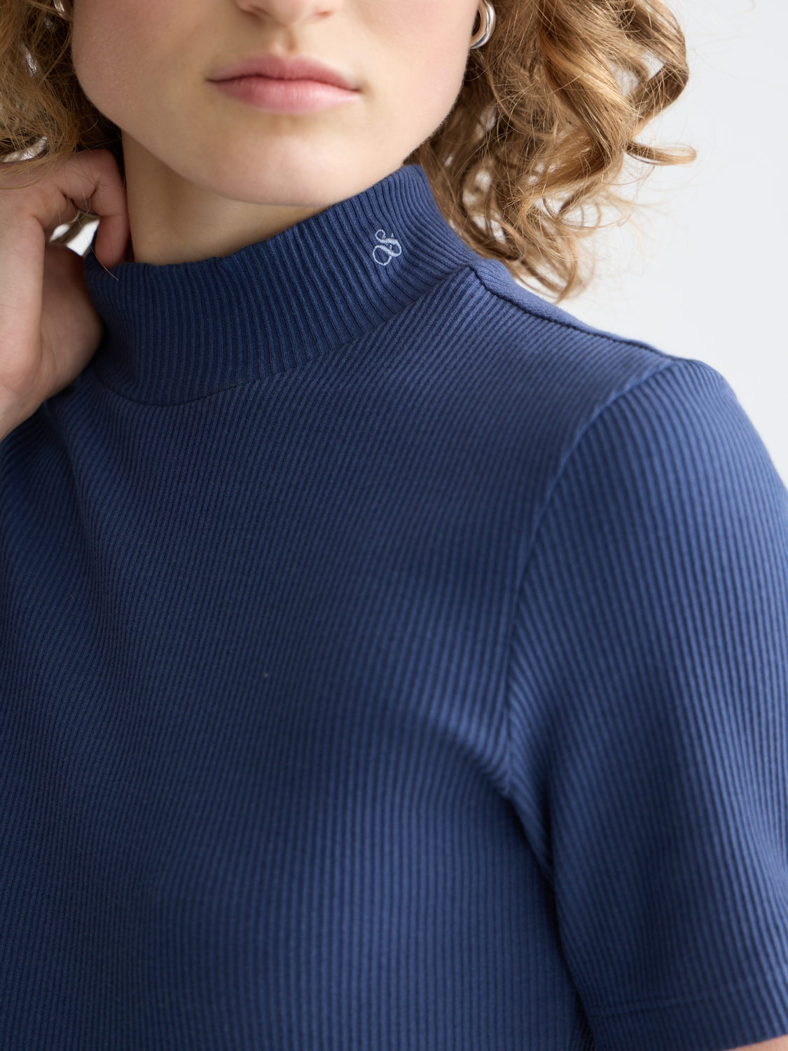 Mock neck rib top - Scotch & Soda AU