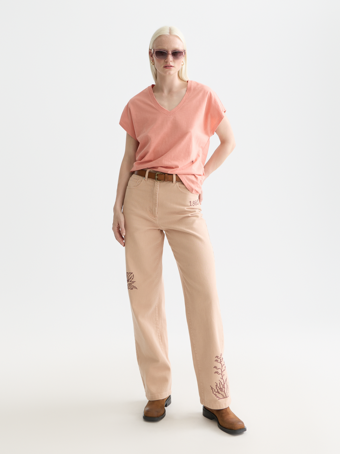 V-neck t-shirt - Scotch & Soda AU