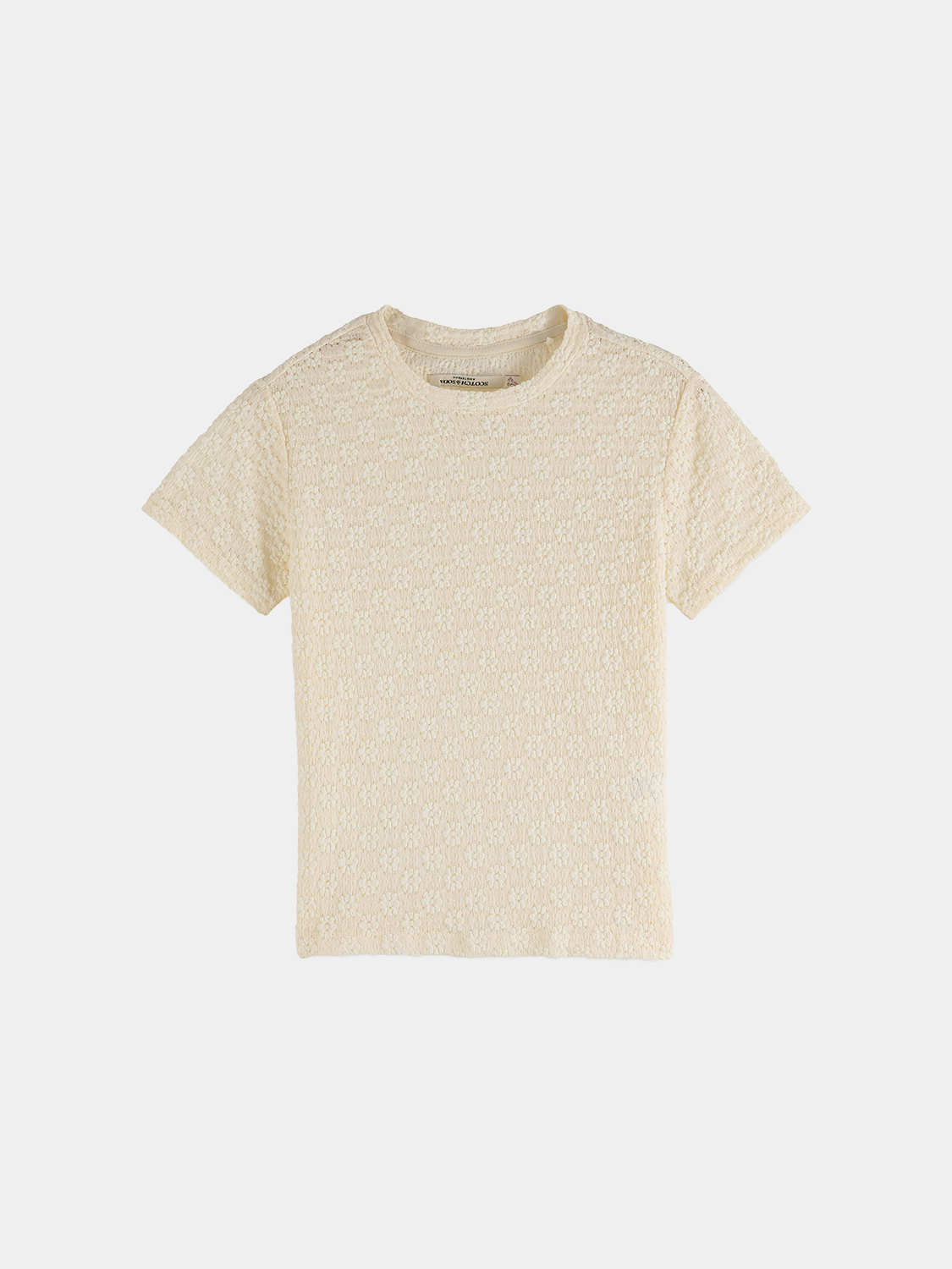 Open structure t-shirt - Scotch & Soda AU