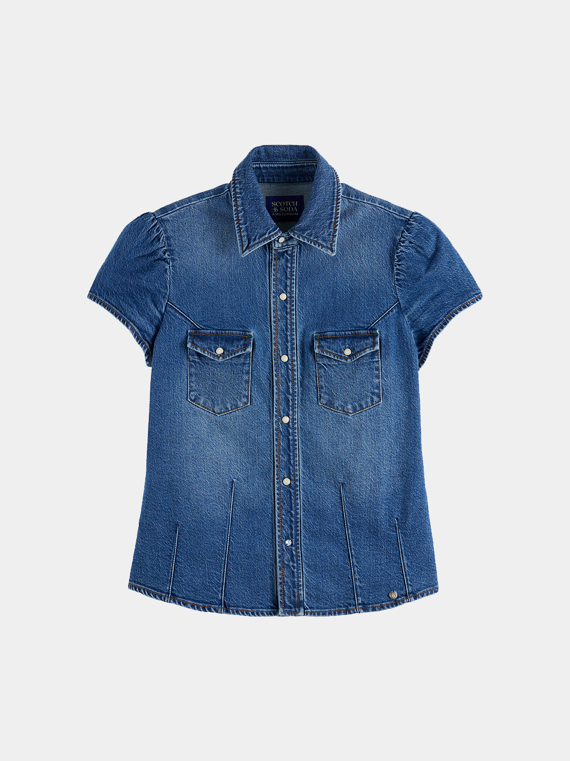 Fitted denim shirt - Scotch & Soda AU