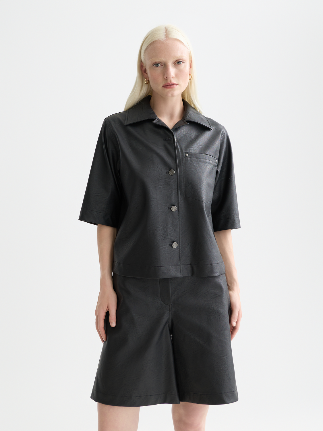Faux leather shirt - Scotch & Soda AU