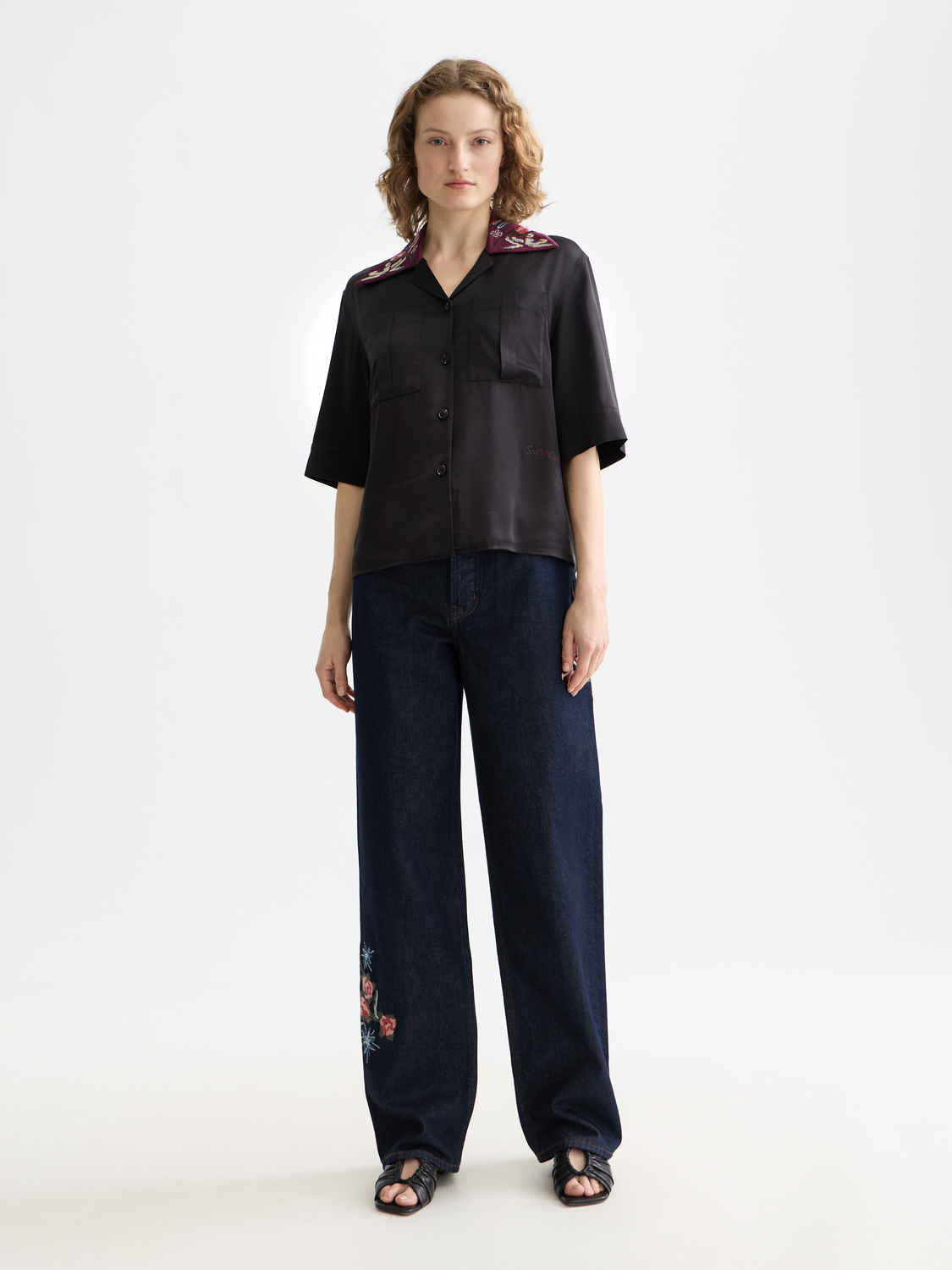 Embroidered short sleeve shirt - Scotch & Soda AU