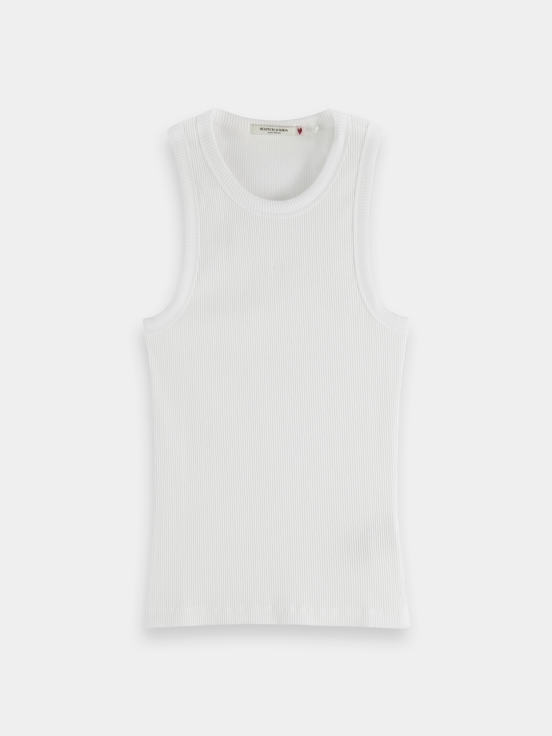 Ribbed racer tank - Scotch & Soda AU