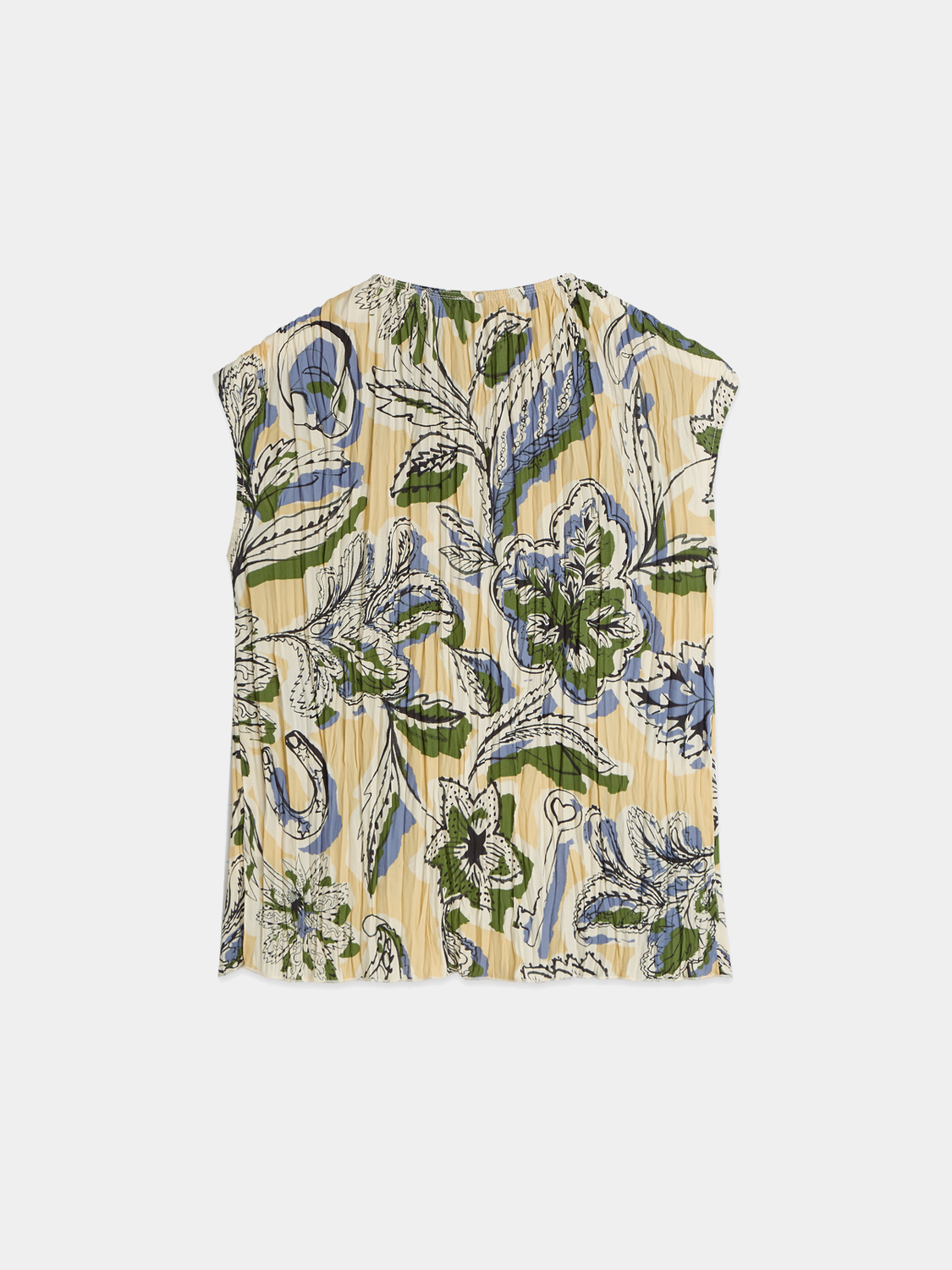 Stripe trim relaxed knitted vest - Scotch & Soda AU