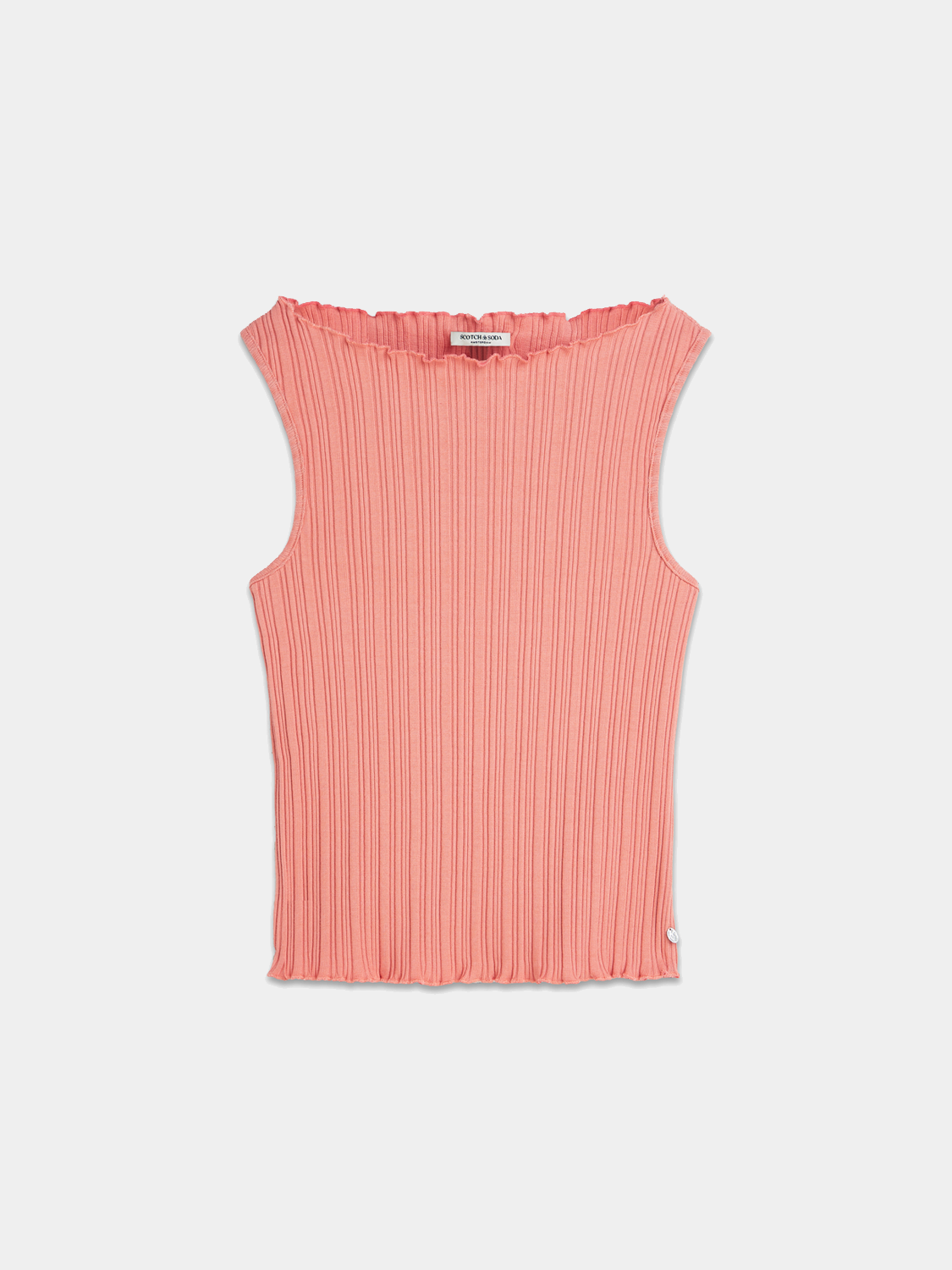 Structured ribbed tank - Scotch & Soda AU