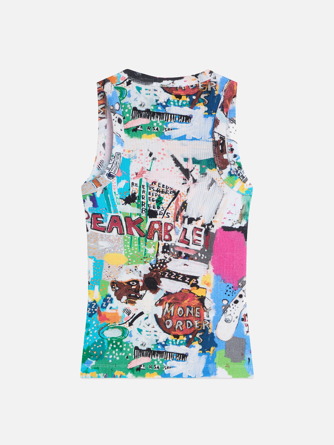 Basquiat rib racer tank - Scotch & Soda AU