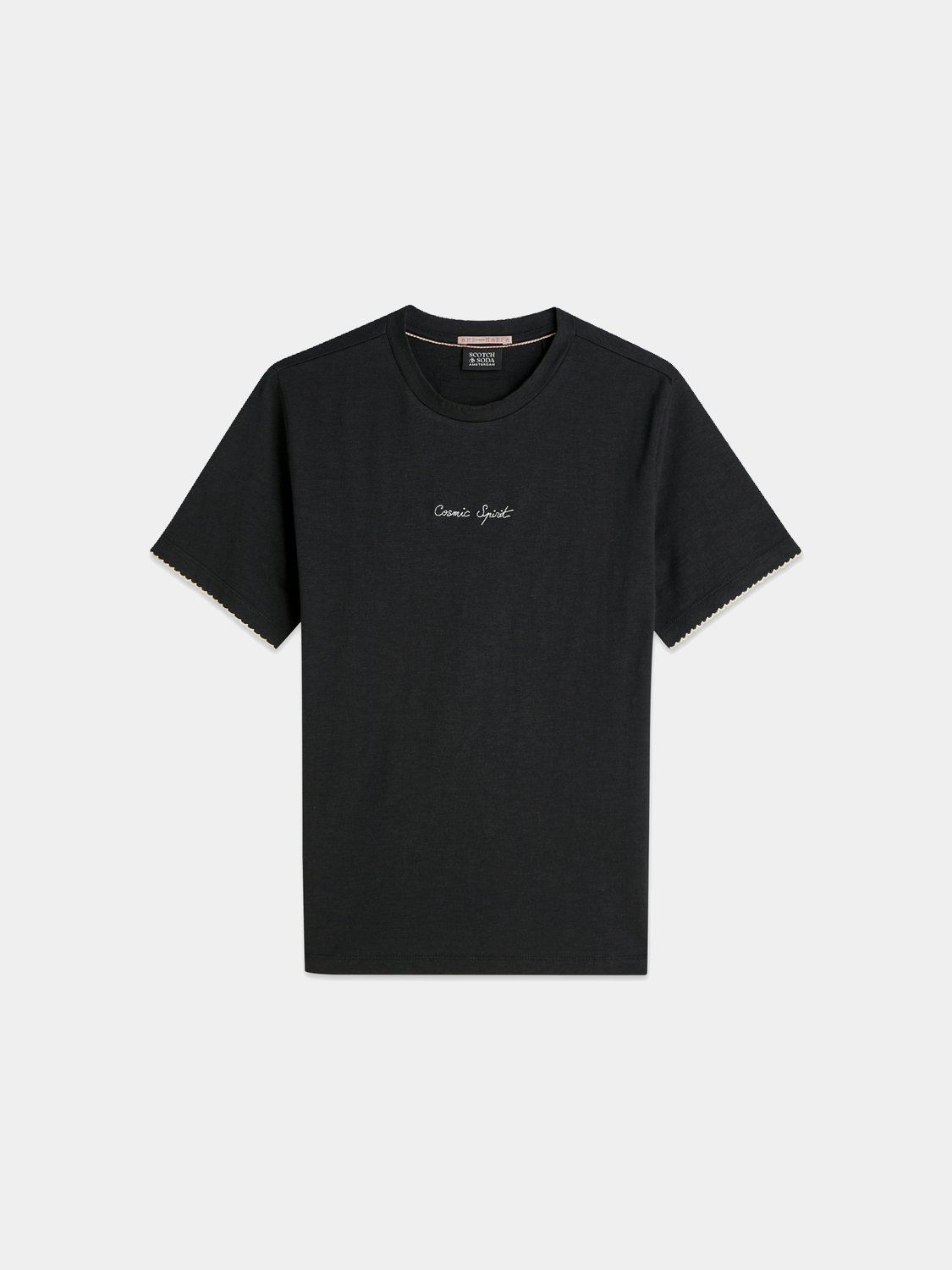 Embroidered slub t-shirt - Scotch & Soda AU