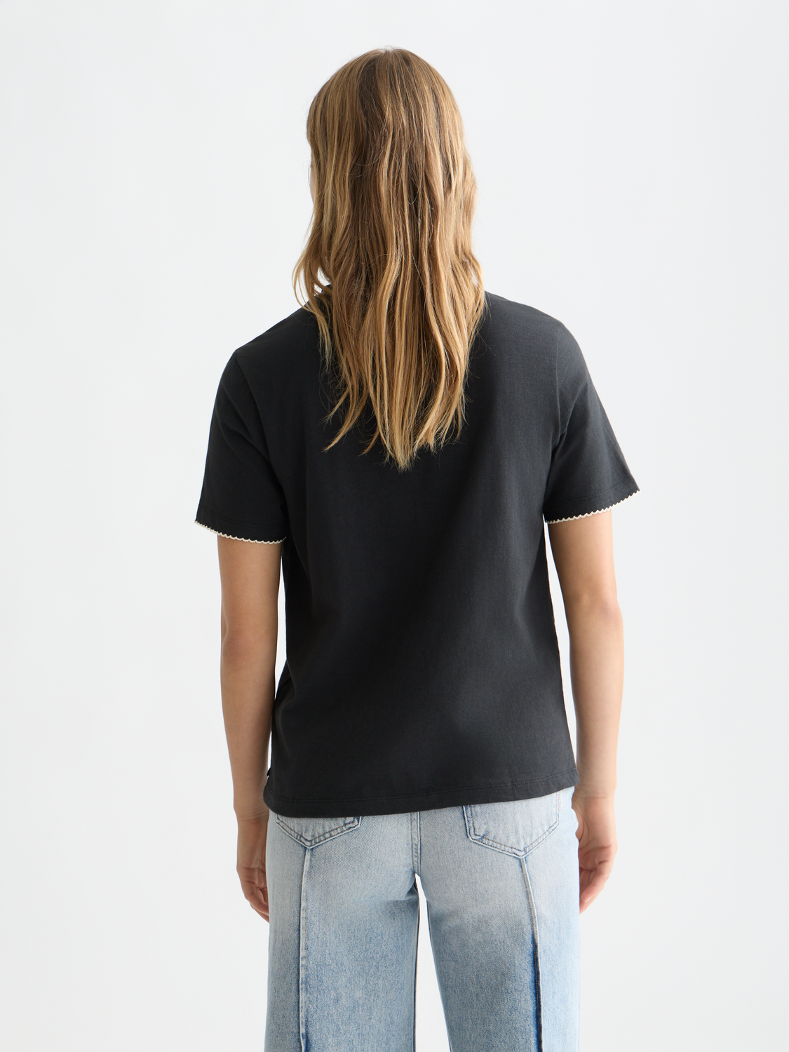 Embroidered slub t-shirt - Scotch & Soda AU