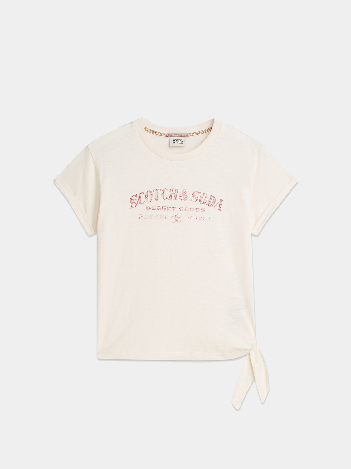Knotted artwork t-shirt - Scotch & Soda AU