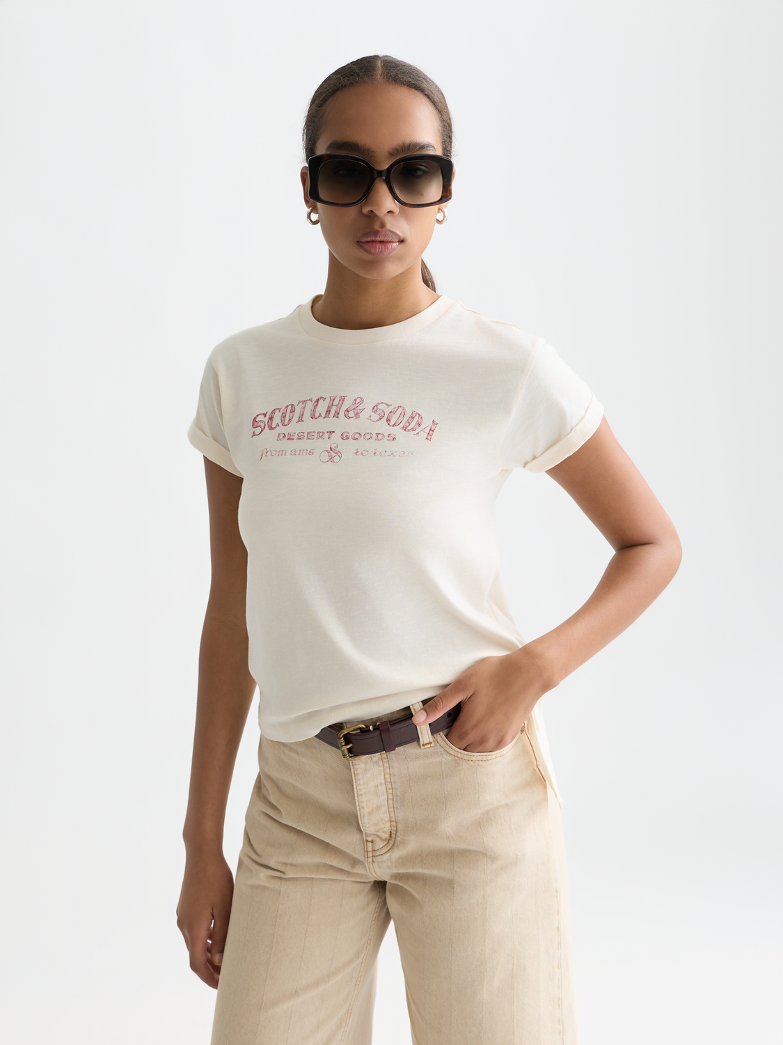 Knotted artwork t-shirt - Scotch & Soda AU
