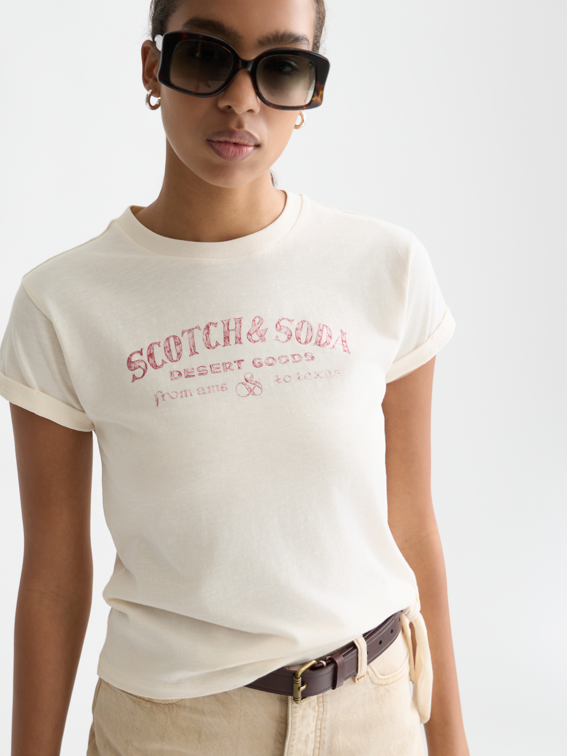 Knotted artwork t-shirt - Scotch & Soda AU