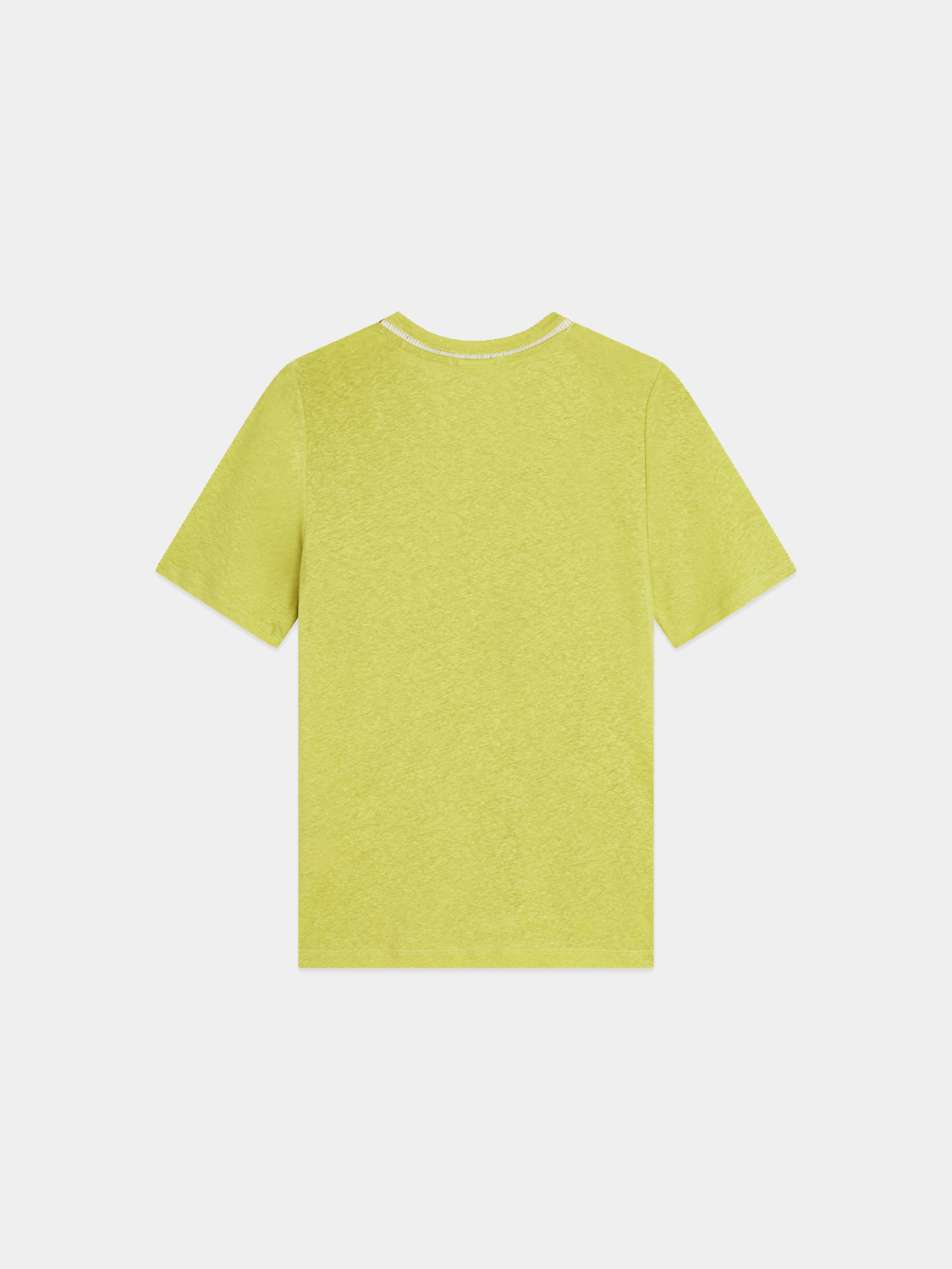 Linen v-neck t-shirt - Scotch & Soda AU