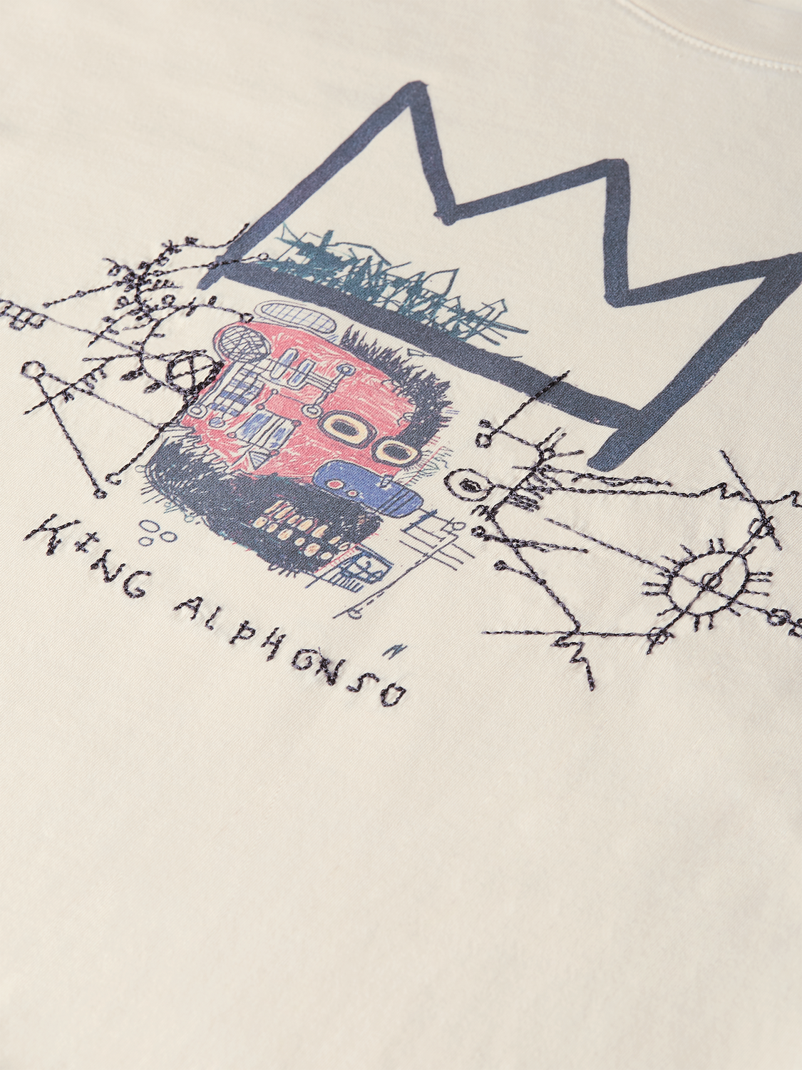 Basquiat artwork T-shirt - Scotch & Soda AU