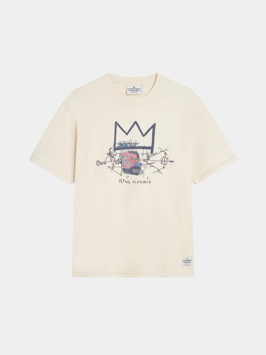 Basquiat artwork T-shirt - Scotch & Soda AU