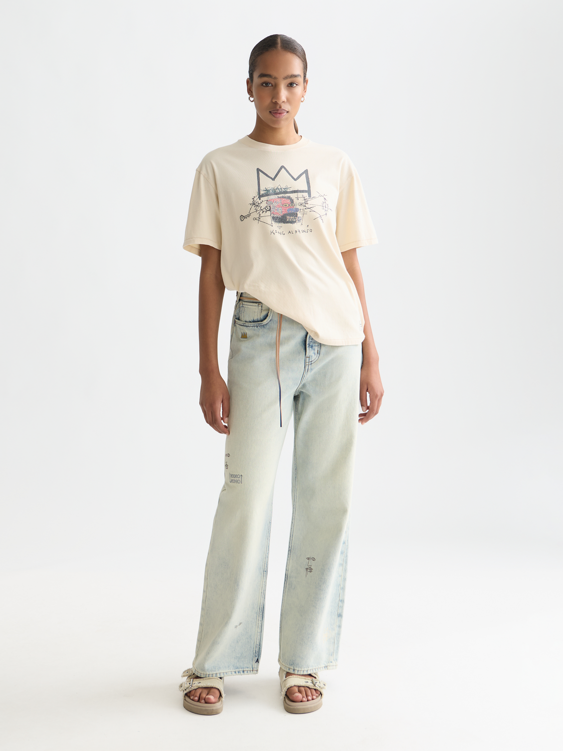 Basquiat artwork T-shirt - Scotch & Soda AU