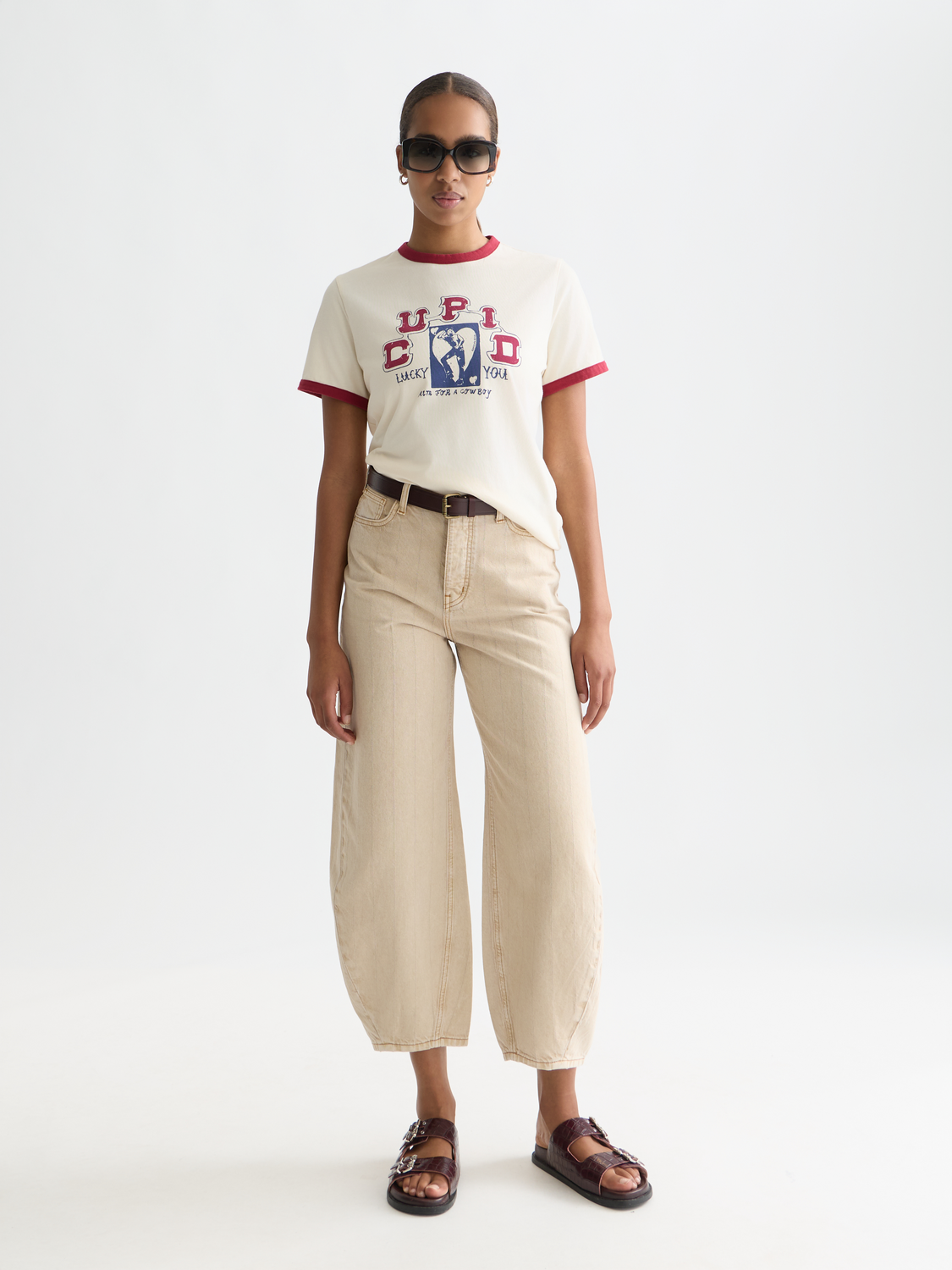 Contrast binding t-shirt - Scotch & Soda AU