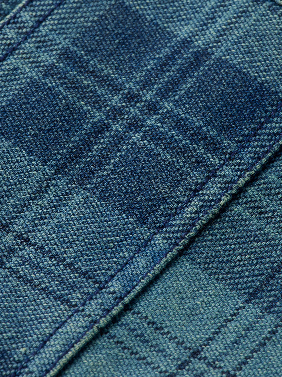 Washed denim checked overshirt - Scotch & Soda AU