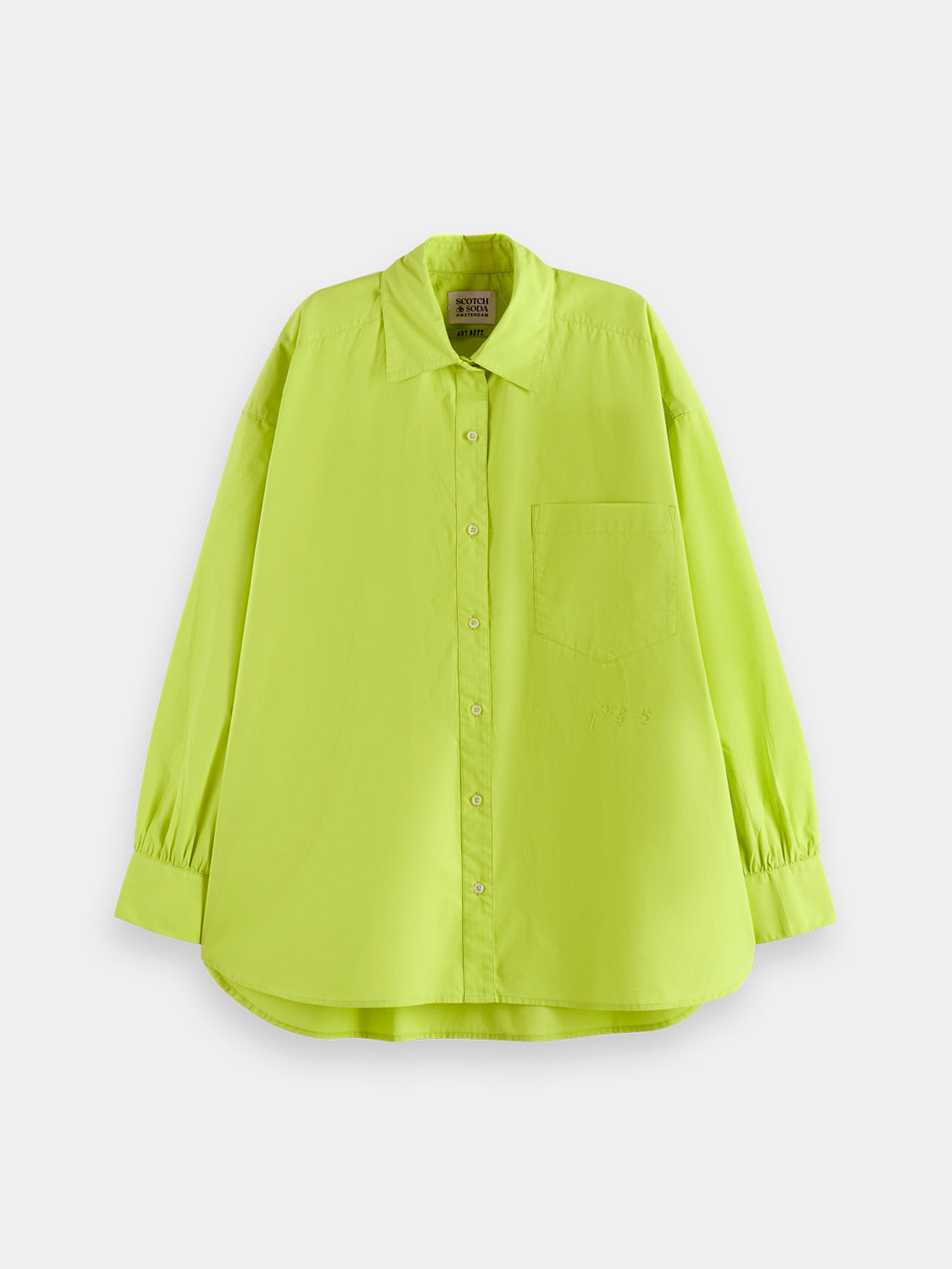 Embroidered girlfriend shirt - Scotch & Soda AU