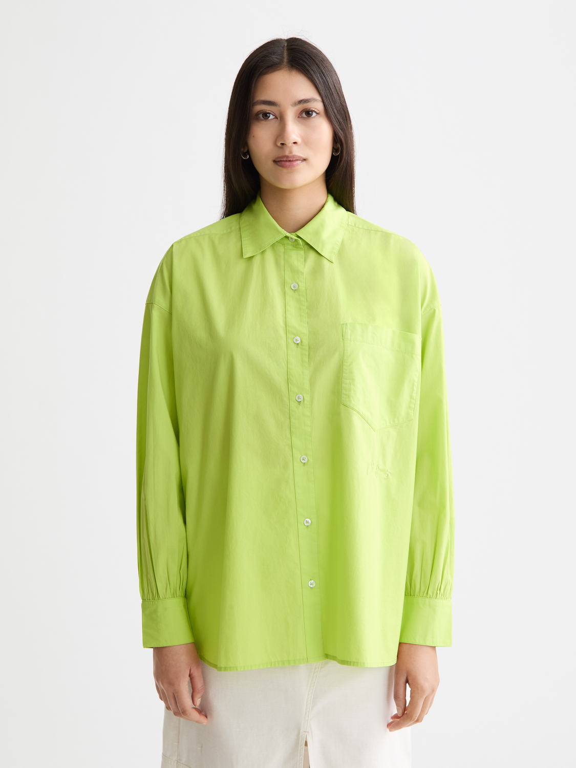 Embroidered girlfriend shirt - Scotch & Soda AU