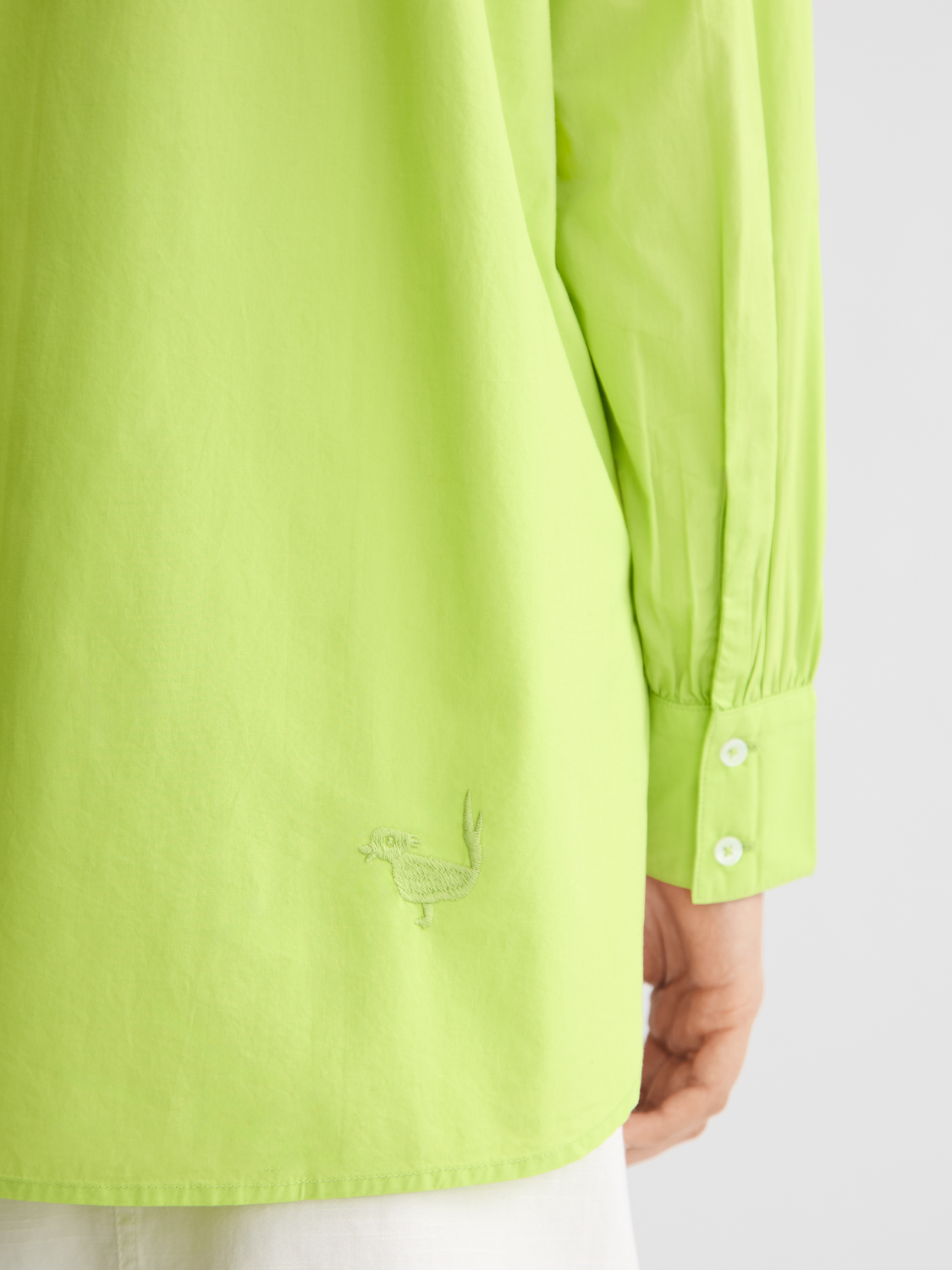 Embroidered girlfriend shirt - Scotch & Soda AU