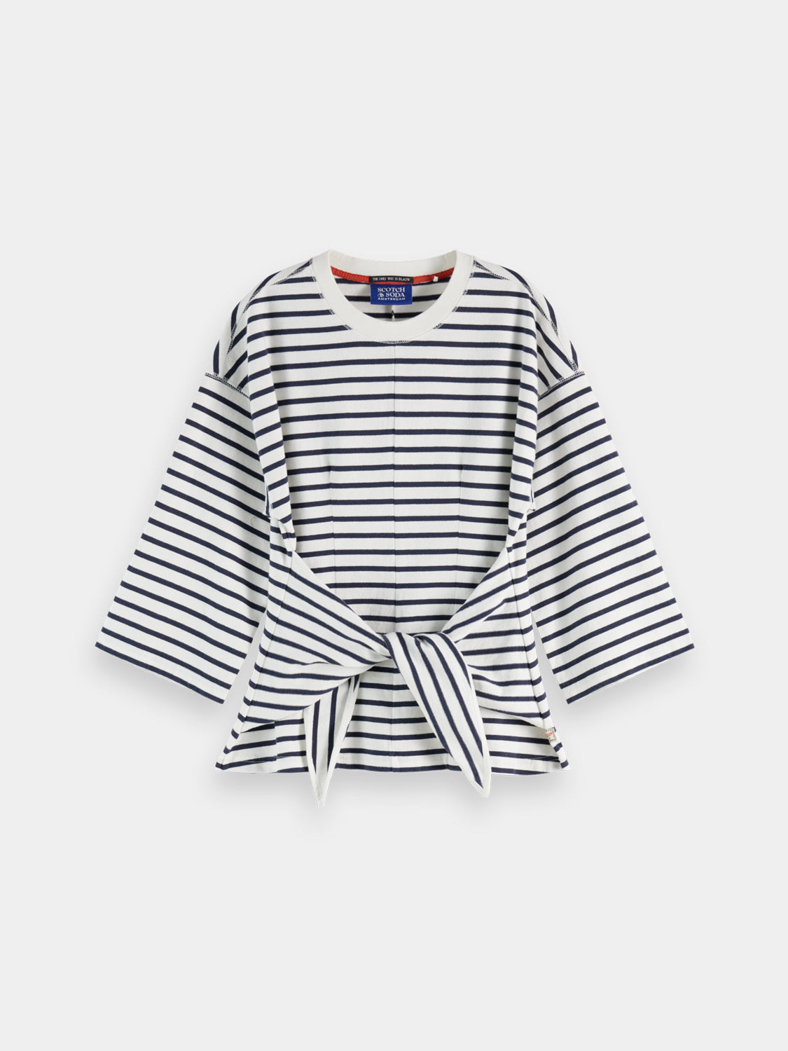Washed striped breton top - Scotch & Soda AU