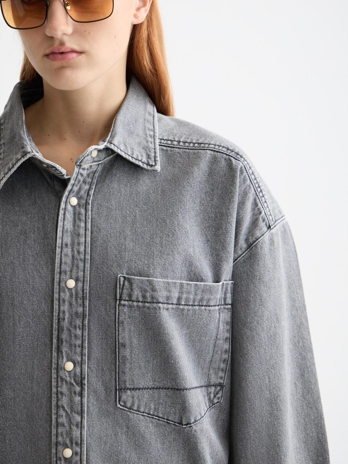 Washed denim overshirt - Scotch & Soda AU