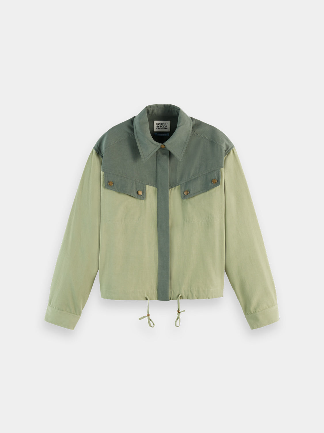 Contrast colour utility shirt - Scotch & Soda AU
