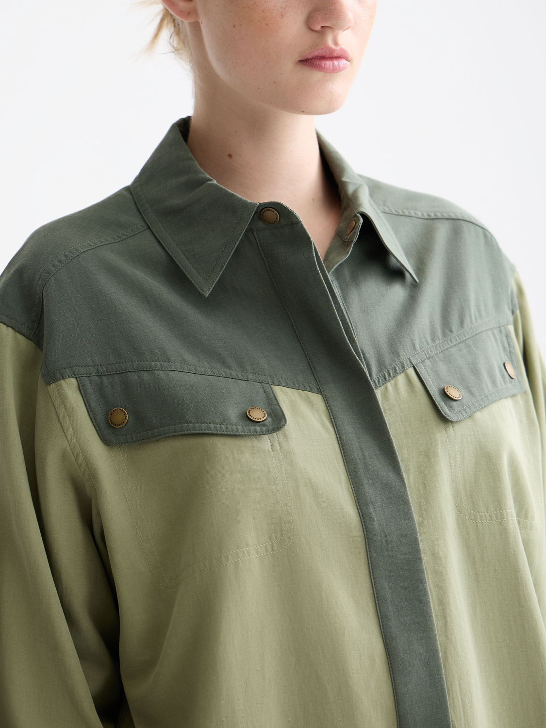 Contrast colour utility shirt - Scotch & Soda AU