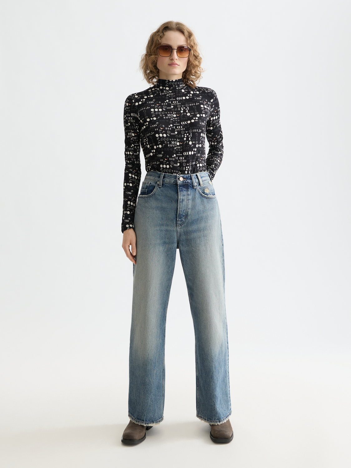 Printed mock neck - Scotch & Soda AU