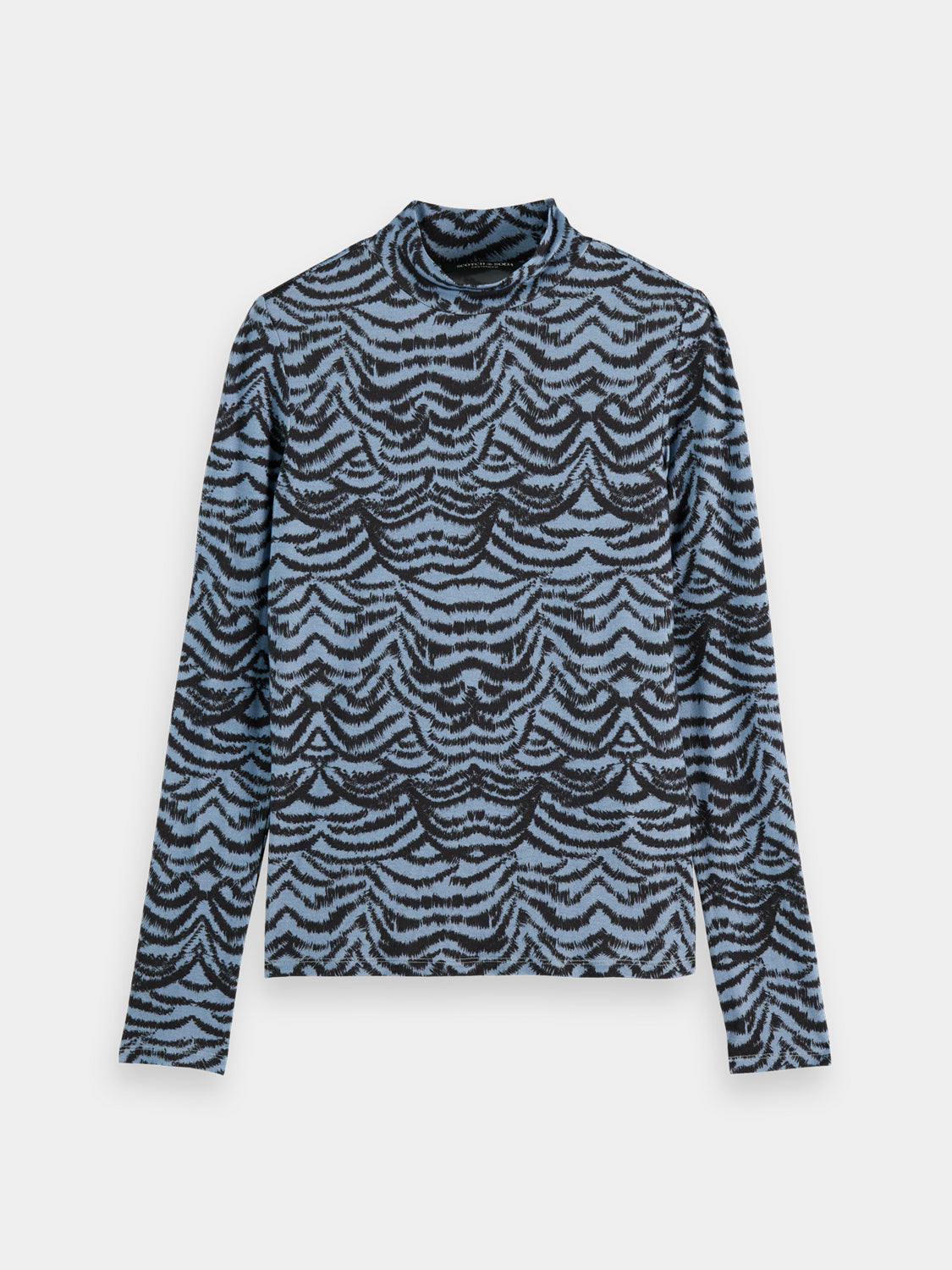 Printed mock neck - Scotch & Soda AU