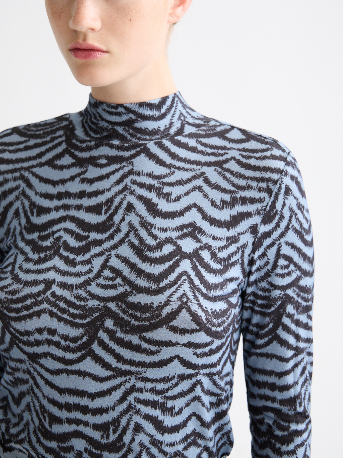 Printed mock neck - Scotch & Soda AU