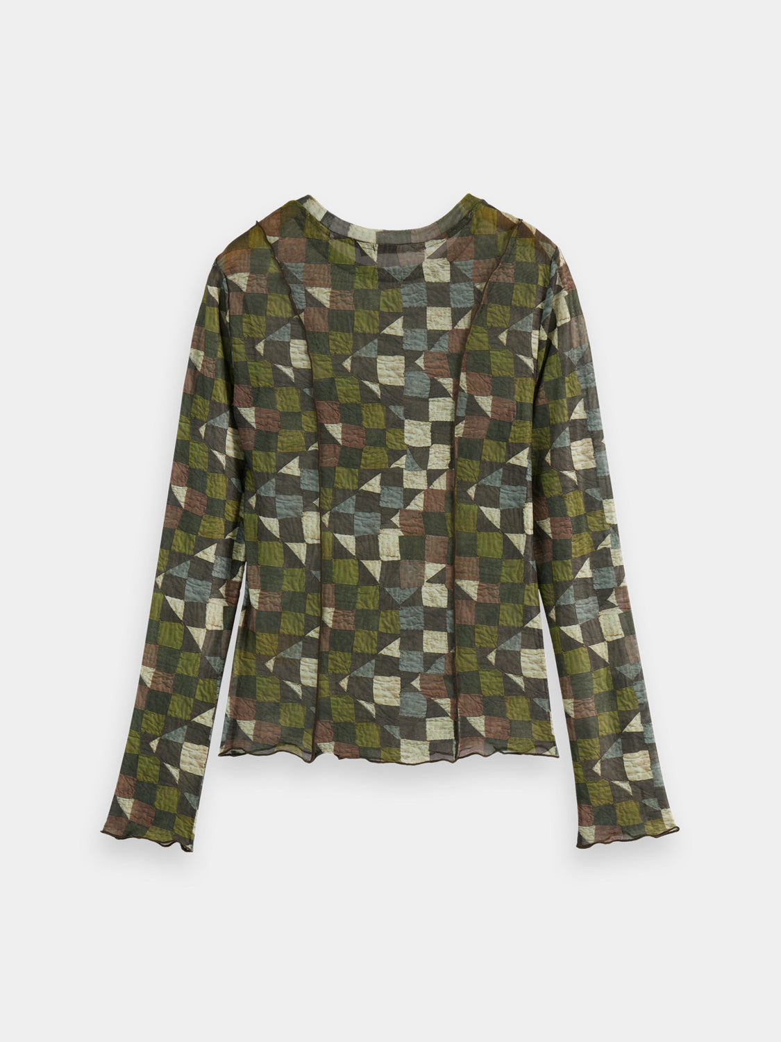 Mesh long sleeved t-shirt - Scotch & Soda AU