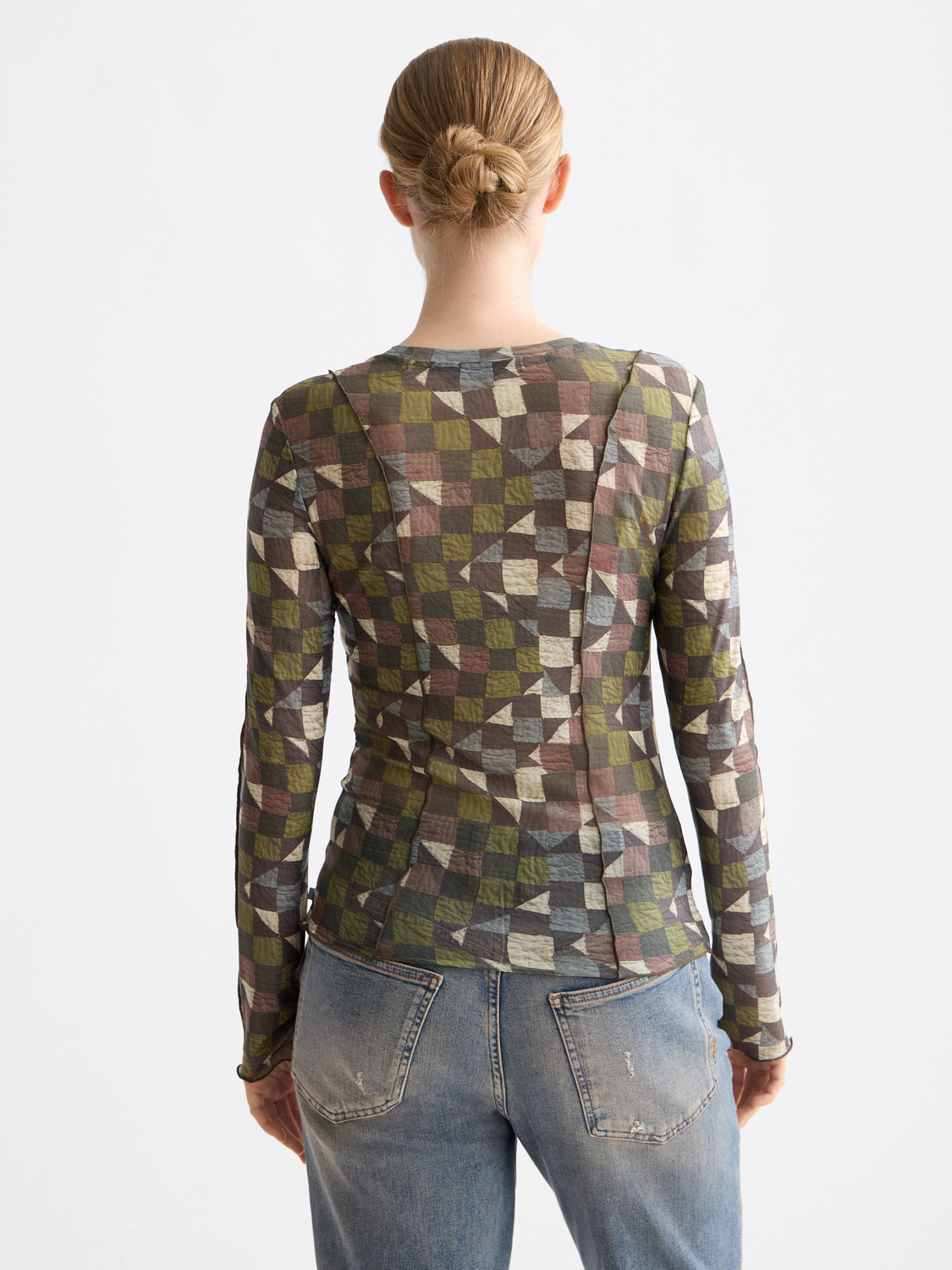 Mesh long sleeved t-shirt - Scotch & Soda AU