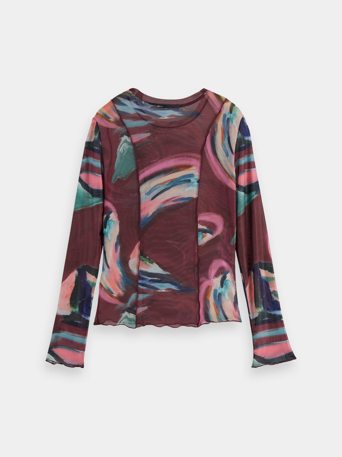 Mesh long sleeved t-shirt - Scotch & Soda AU