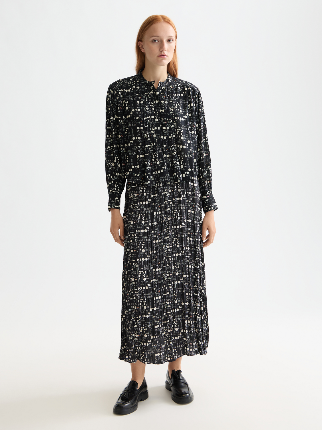 Printed pintuck shirt - Scotch & Soda AU