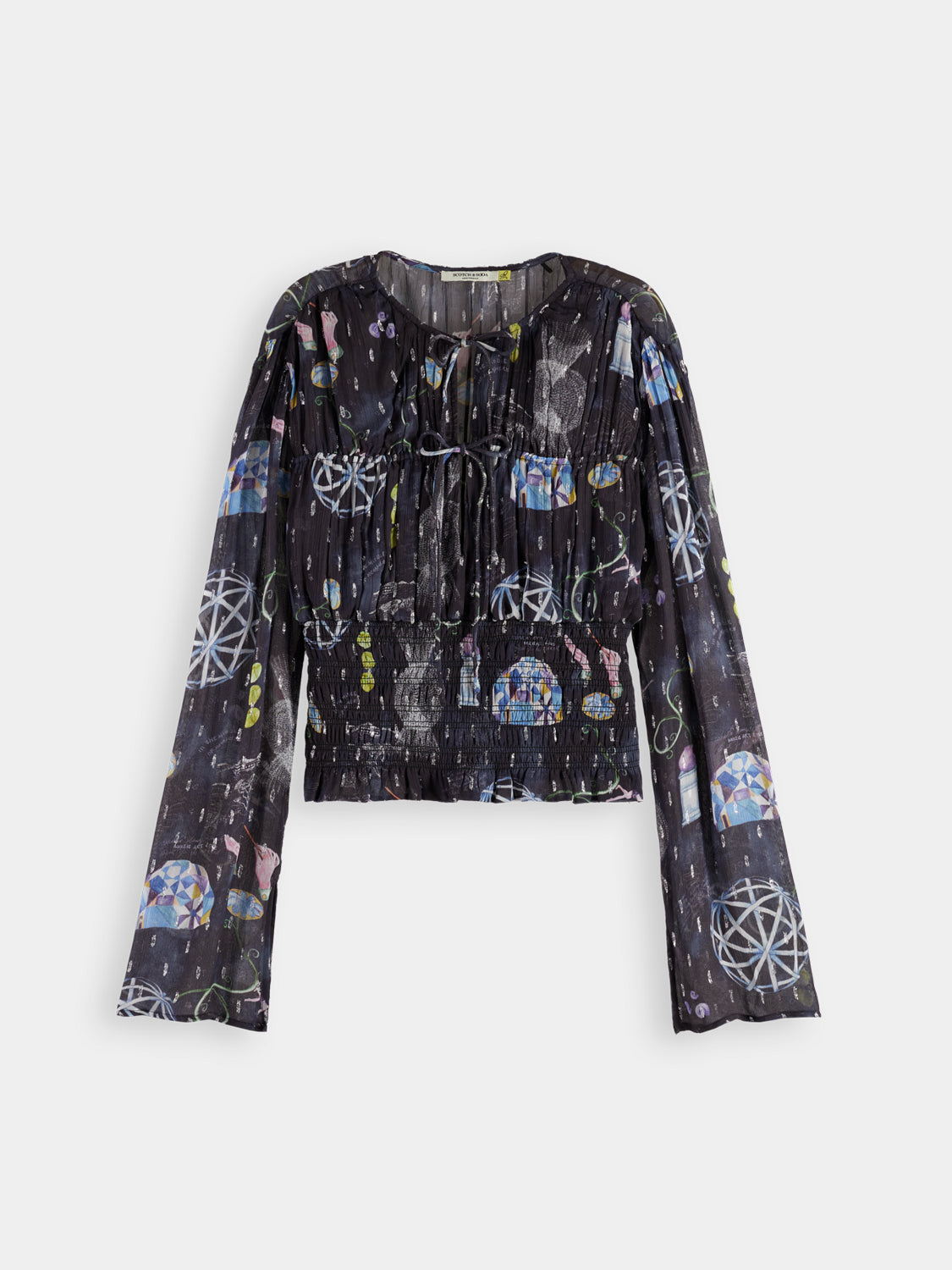 Smocked waist top - Scotch & Soda AU