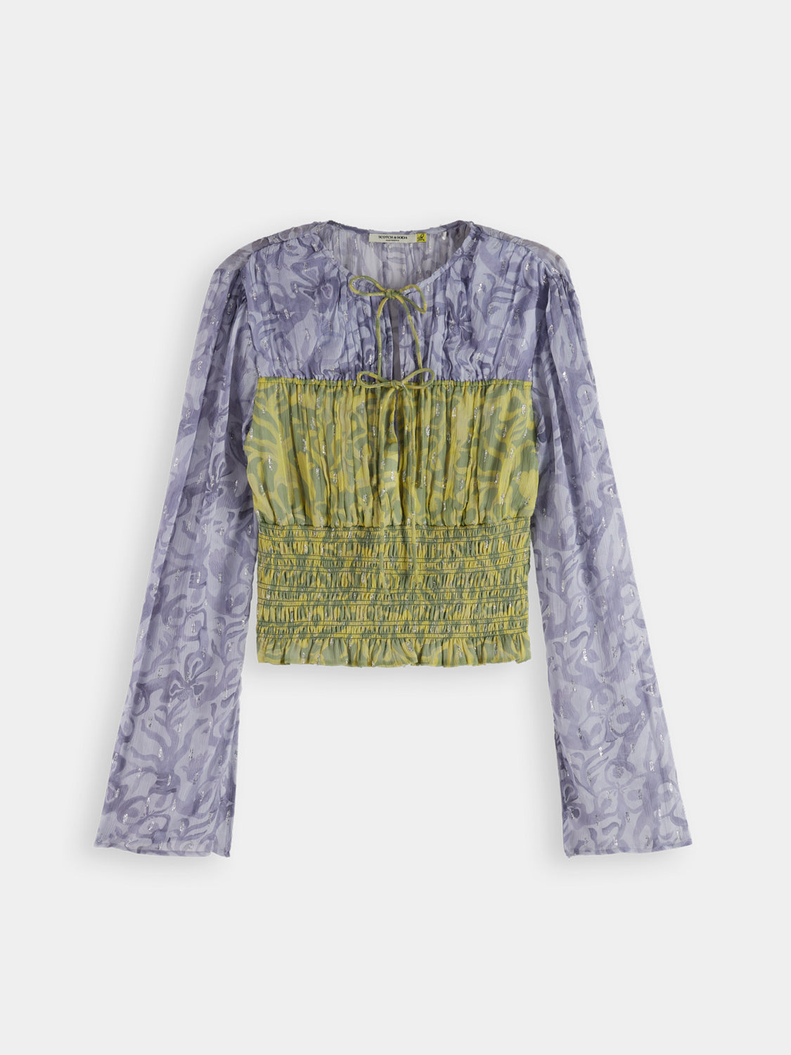 Smocked waist top - Scotch & Soda AU